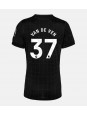 Billige Tottenham Hotspur Micky van de Ven #37 Bortedrakt Dame 2025-26 Kortermet Billige Tottenham Hotspur Micky van de Ven #37 Bortedrakt Dame 2025-26 Kortermet
